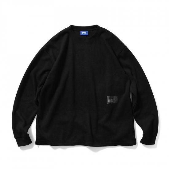 <img class='new_mark_img1' src='https://img.shop-pro.jp/img/new/icons15.gif' style='border:none;display:inline;margin:0px;padding:0px;width:auto;' />LFYT 륨ե磻ƥ WAFFLE THERMAL L/S TEE åե륵ޥ륨륨ƥ BLACK