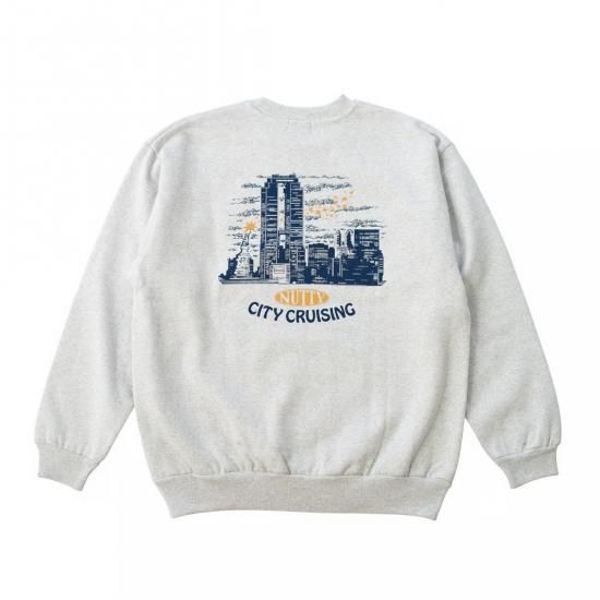 <img class='new_mark_img1' src='https://img.shop-pro.jp/img/new/icons15.gif' style='border:none;display:inline;margin:0px;padding:0px;width:auto;' />nuttyclothing ʥåƥ CITY CRUISING HEAVYWEIGHT CREWNECK SWEAT ƥ롼󥰥إӡȥ롼ͥåå ASH