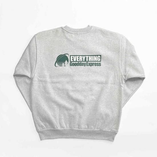 <img class='new_mark_img1' src='https://img.shop-pro.jp/img/new/icons15.gif' style='border:none;display:inline;margin:0px;padding:0px;width:auto;' />Everything is Everything ֥ꥷ󥰥֥ꥷ GOOD DAY EXPRESS SWEAT åɥǥץ쥹å ASH