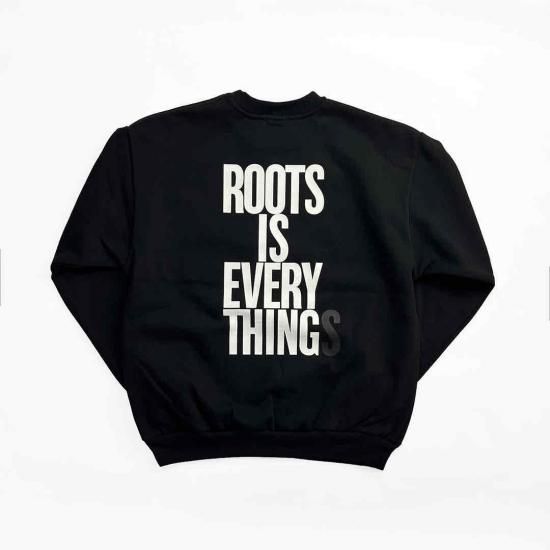 <img class='new_mark_img1' src='https://img.shop-pro.jp/img/new/icons15.gif' style='border:none;display:inline;margin:0px;padding:0px;width:auto;' />Everything is Everything ֥ꥷ󥰥֥ꥷ ROOTS IS EVERTTHING(S) SWEAT 롼ĥ֥ꥷ()å BLACK