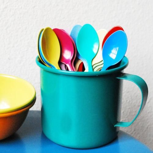 Enamel tea spoon 【琺瑯 ティースプーン】 - ETHNIC TOKYO