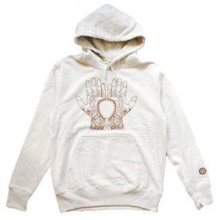 HENNA TATTO HOODIE / OATMEAL [ ETHNIC TOKYO PRODUCTS ]