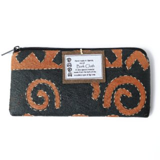 BARK CLOTH POUCH #D［AFRICAN COLLECTION］