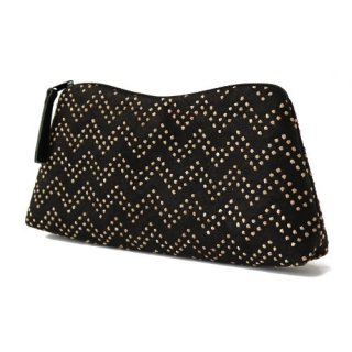 BARK CLOTH CLUTCH BAG #DOT［AFRICAN COLLECTION］