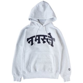 NAMASTE ARCH HOODIE / ASH [ETHNIC TOKYO PRODUCTS]