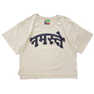 NAMASTE ARCH S/S TEE - WOMENS - / CHAI [ETHNIC TOKYO PRODUCTS]