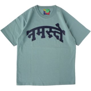 NAMASTE ARCH S/S TEE / GREEN [ETHNIC TOKYO PRODUCTS]