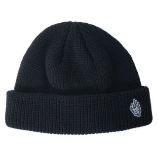 SIGN PATCH BEANIE / BLACK [ETHNIC TOKYO PRODUCTS] 