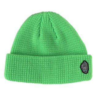 SIGN PATCH BEANIE / NEON GREEN [ETHNIC TOKYO PRODUCTS] 
