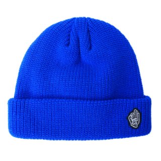 SIGN PATCH BEANIE / BLUE [ETHNIC TOKYO PRODUCTS] 
