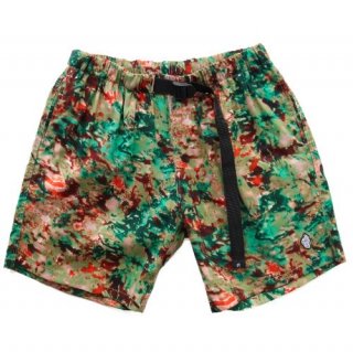 KITENGI SHORTS / GREEN MADARA [ETHNIC TOKYO PRODUCTS]