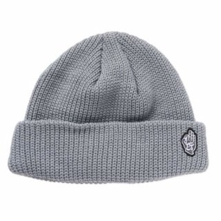 <img class='new_mark_img1' src='https://img.shop-pro.jp/img/new/icons14.gif' style='border:none;display:inline;margin:0px;padding:0px;width:auto;' />SIGN PATCH BEANIE / GRAY [ETHNIC TOKYO PRODUCTS] 