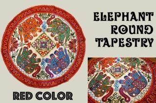 ヴィンテージ　ミラーワーク　タペストリー　ラグ ヴィンテージ ミラーワーク タペストリー ラグ