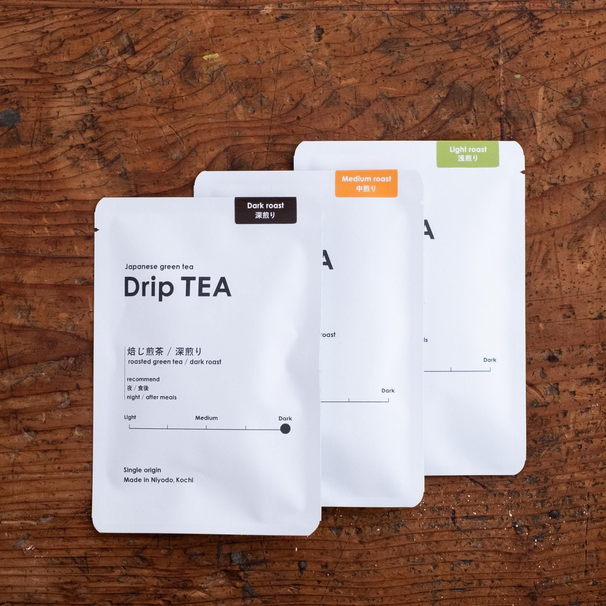 Drip TEA / 焙じ煎茶 - 3種