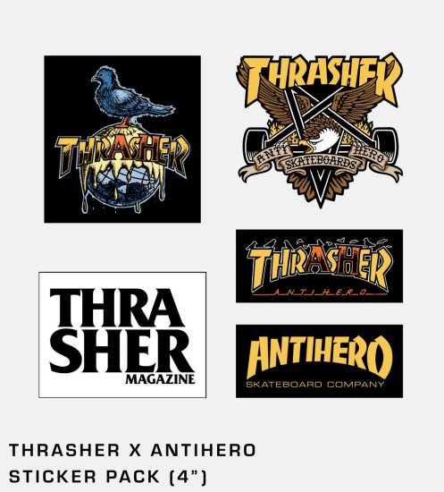 人気 thrasher ステッカー付 pro complete