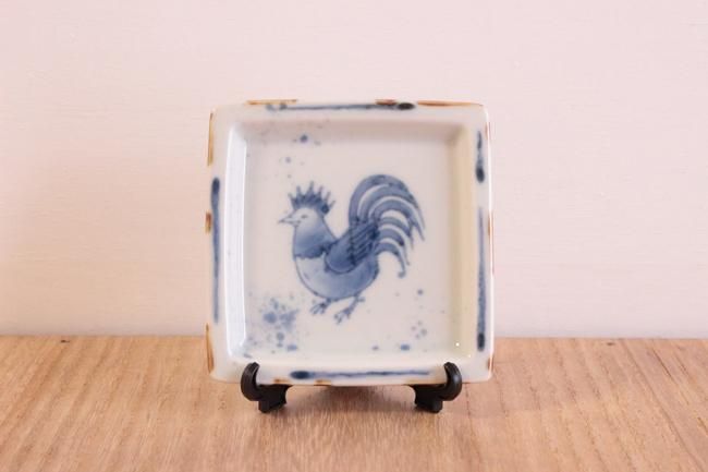 福泉窯 干支小皿8枚セット 有田焼福泉窯染付け干支皿蛇