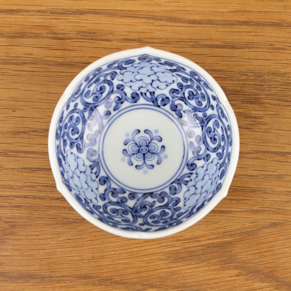 桔梗小付 五弁花唐草 - カネアオ