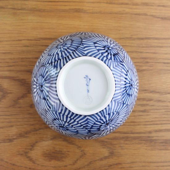 骨董 陶器 足付き植木鉢 鉢カバー 蛸唐草 縦横25.5×高22cm - 花瓶 