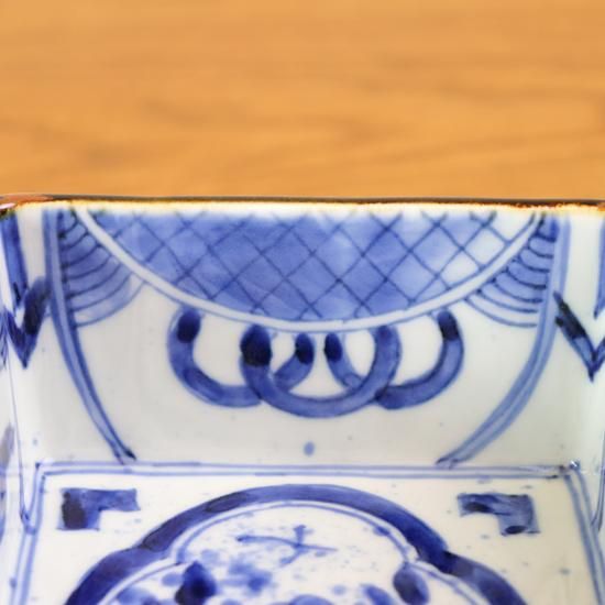 未使用品　有田焼　青華　 染付間取花紋　輪花鉢　 5点セット 波佐見焼 染付 輪花紋 中鉢 15.5cm 高山陶器の通販｜Studio1156