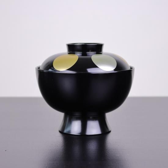 OUTLET 20%OFF 】吸物椀（黒）日月 - カネアオ