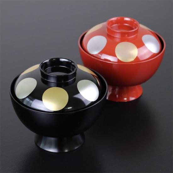 OUTLET 20%OFF 】吸物椀（黒）日月 - カネアオ