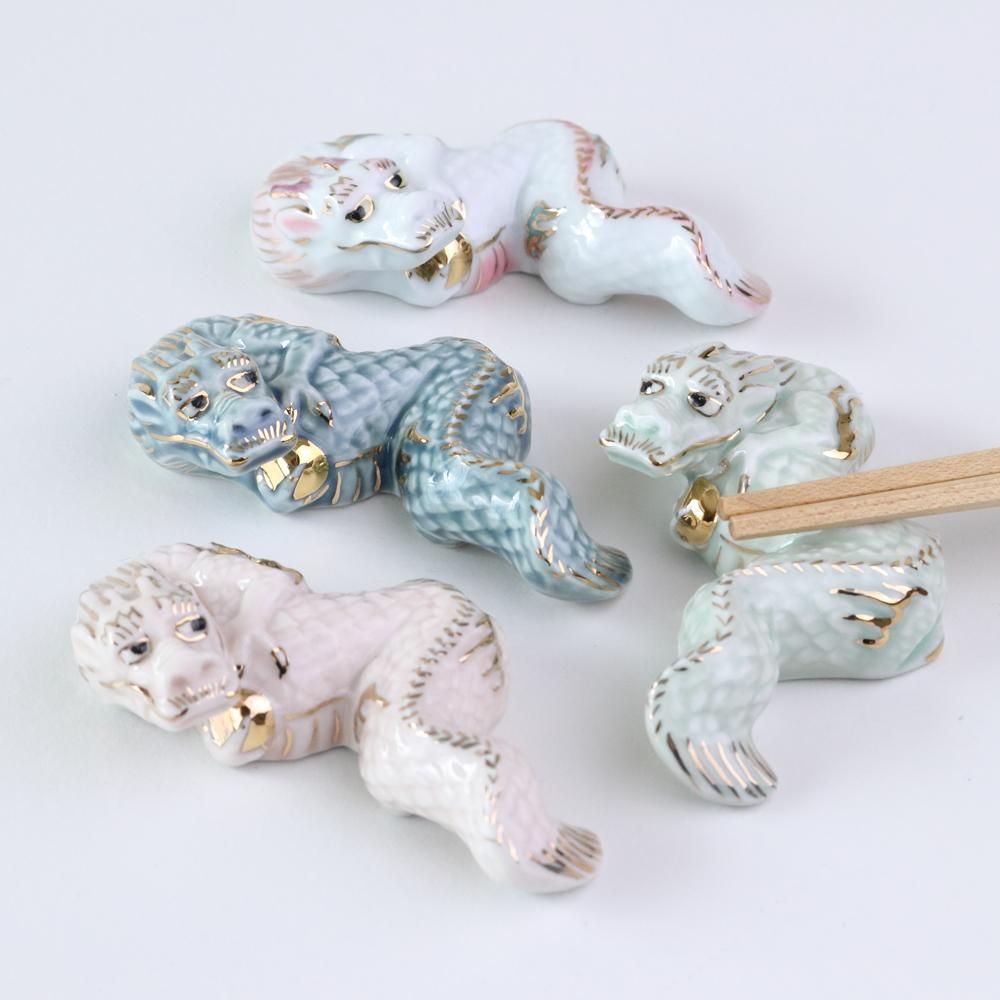 干支箸置き 辰（たつ）青 - カネアオ