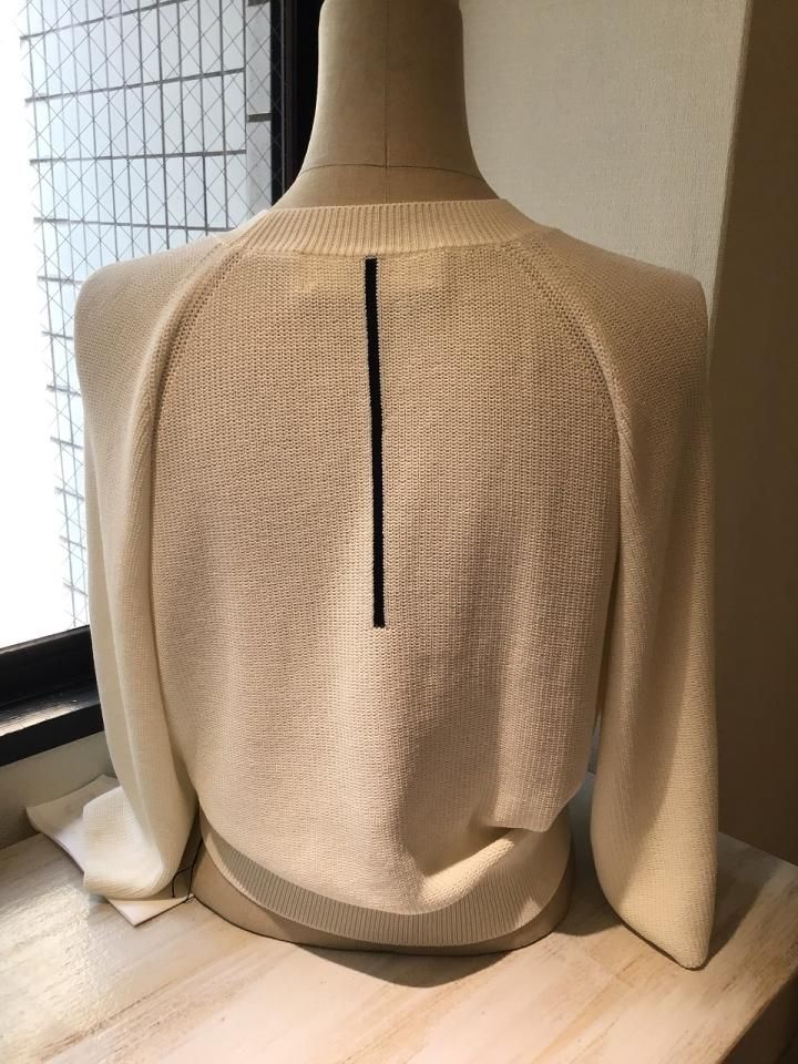 intoca(イントゥーカ) 七分袖カーディガン(白)