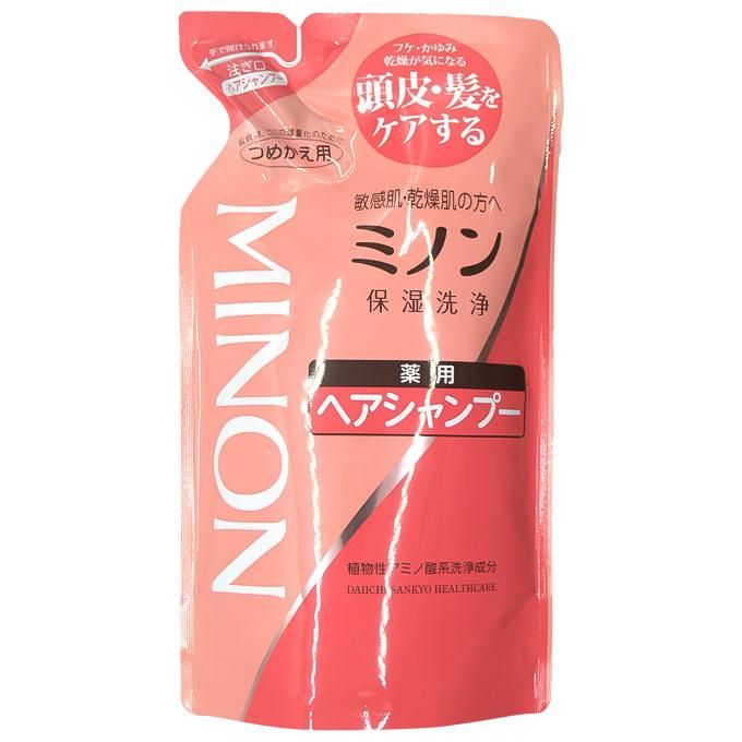 第一三共ヘルスケア ミノン薬用ヘアシャンプー つめかえ用 380ml（医薬部外品） - 福江薬局ネットショップ