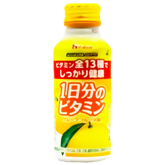 ハウスウェルネスフーズ １日分のビタミン グレープフルーツ味 120ｍL - 福江薬局ネットショップ