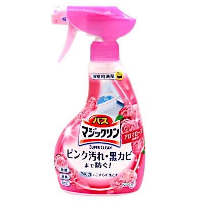 花王 バスマジックリン 泡立ちスプレー Super Clean アロマローズの香り 本体 380ml 福江薬局ネットショップ