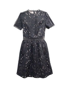 WHOLE9YARDS ホールナインヤーズ　ARGENTAN DRESS WITH GOFFERED FRILL★30％OFF