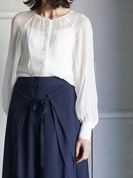 leur logette ルールロジェット シルク楊柳ロングスリーブ