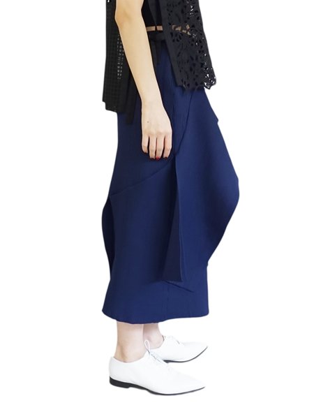 AKIRA NAKA アキラナカ　Bella　drape skirt　ドレープニットスカート　- BELA VISTA Since1989  ONLINE SHOP