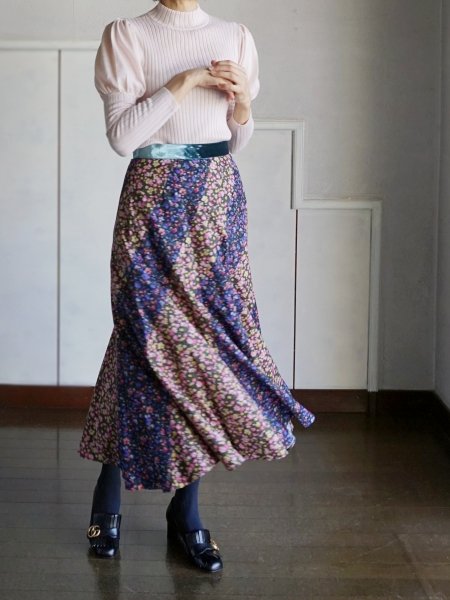 leur logette flower skirt