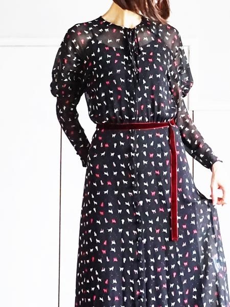 Leur Logette ルールロジェット キャットプリントワンピース Bela Vista Since19 Online Shop