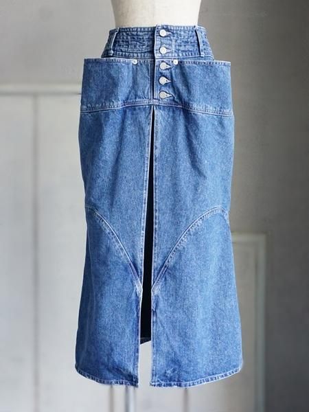 AKIRA NAKA アキラナカ slide panel denim skirt- BELA VISTA ...