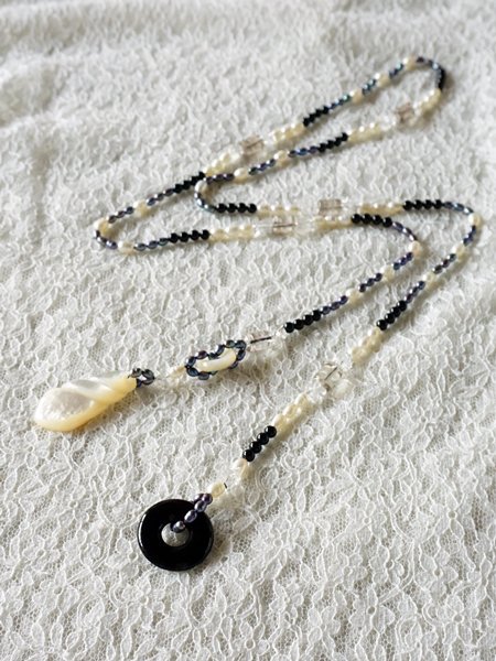 GEMSTONE LARIAT NECKLACE - BELA VISTA Since1989 ONLINE SHOP