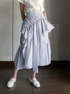 AKIRA NAKA ʥ stripe skirt WHBL