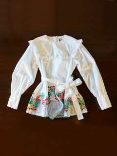 leur logette　ルールロジェット　embroidery blouse
