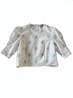  leur logette롼å little bouquet embroidery blouse