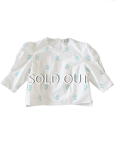  leur logette롼å little bouquet embroidery blouse