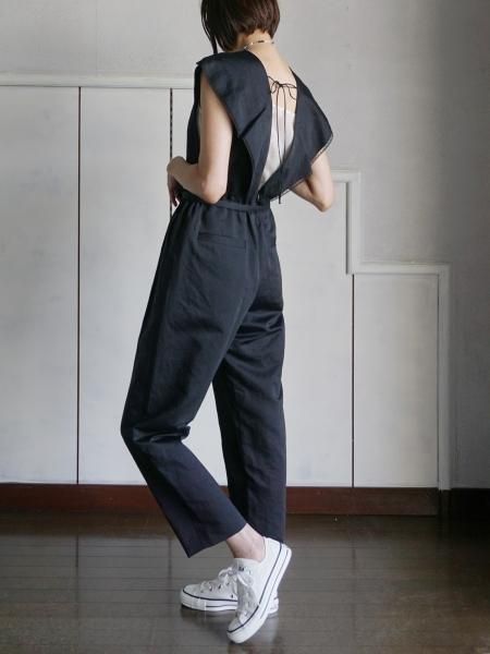 leur logette couture linen Jumpsuit BK