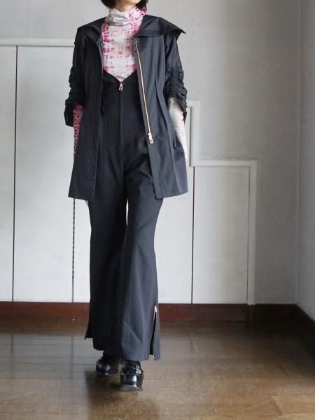 AKIKOAOKIアキコアオキSailor zip blouse taffeta - BELA VISTA 