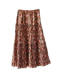 leur logette롼å matisse flower skirt RD