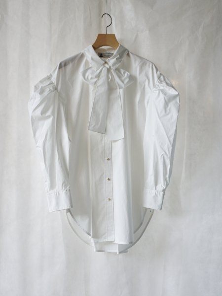 leur logette ルールロジェット organic cotton blouse bow tie - BELA ...