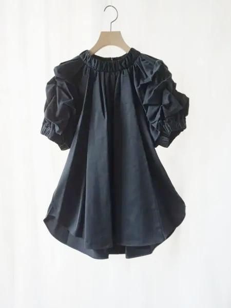 leur logette롼å couture satin top BK