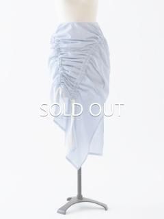  AKIKOAOKI crurmpy square skirt stripes