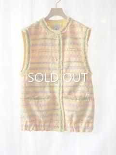 leur logette롼å MALHIA KENT tweed vest YE