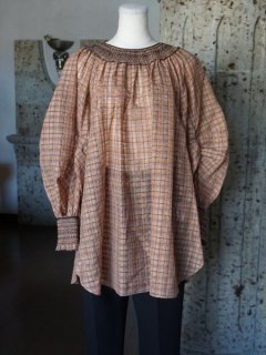 leur logette ルールロジェット cottage check blouse CM