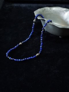 Lapis lazuli and silver925 beads necklace